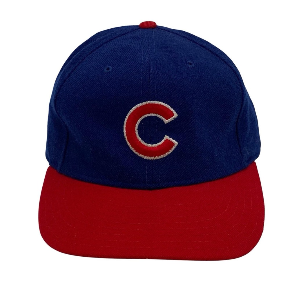 Vintage New Era 5950 Pro Chicago Cubs Hat Size 7 1/4 USA‎ 100% Wool Diamond